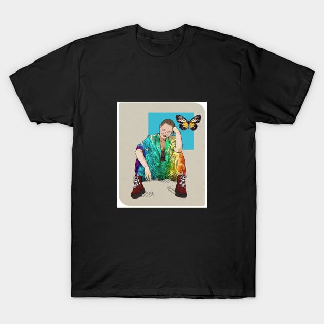 Rainbow Suit Dom T-Shirt by PurgatoryArchaeologicalSurvey